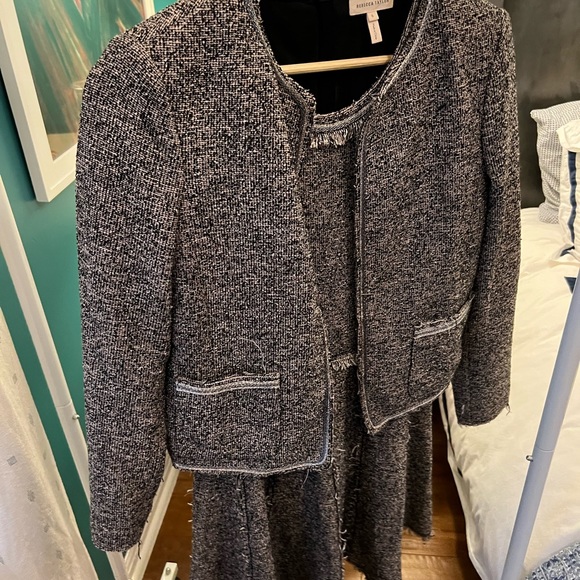 Rebecca Taylor Tweed Dress and Jacket Pair - Picture 7 of 12